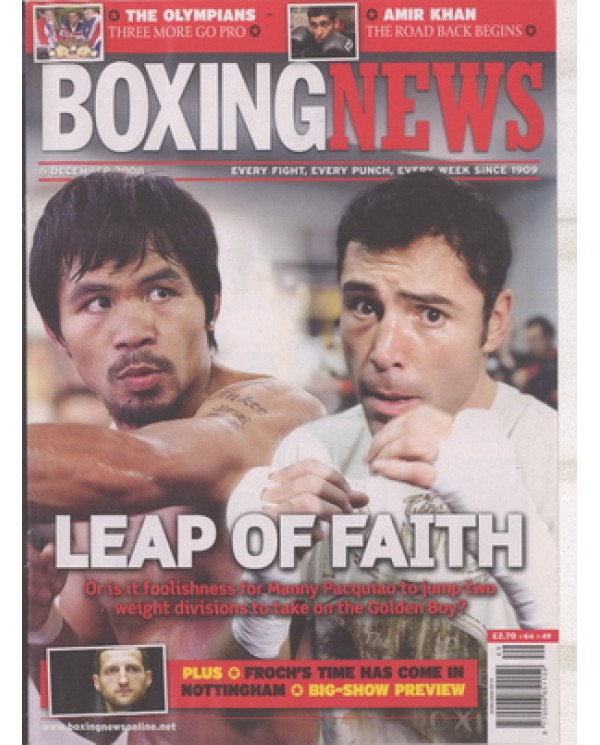 Boxing News magazine  5.12.2008 Download pdf