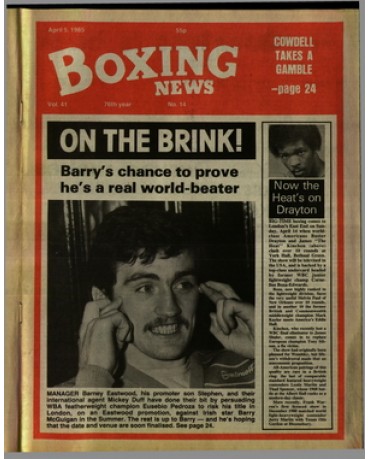 Boxing News magazine 5.4.1985 Download pdf