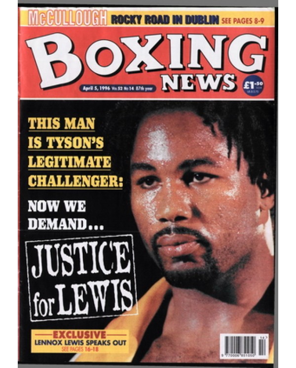 Boxing News magazine 5.4.1996a Download pdf 