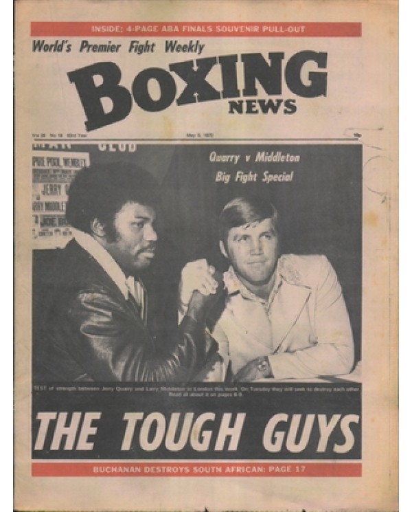 Boxing News magazine 5.5.1972 Download pdf