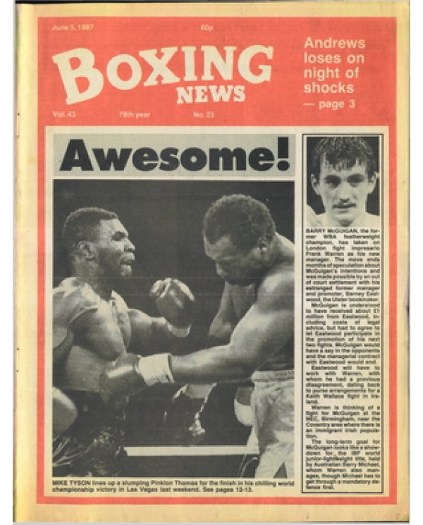 Boxing News magazine 5.6.1987 Download pdf