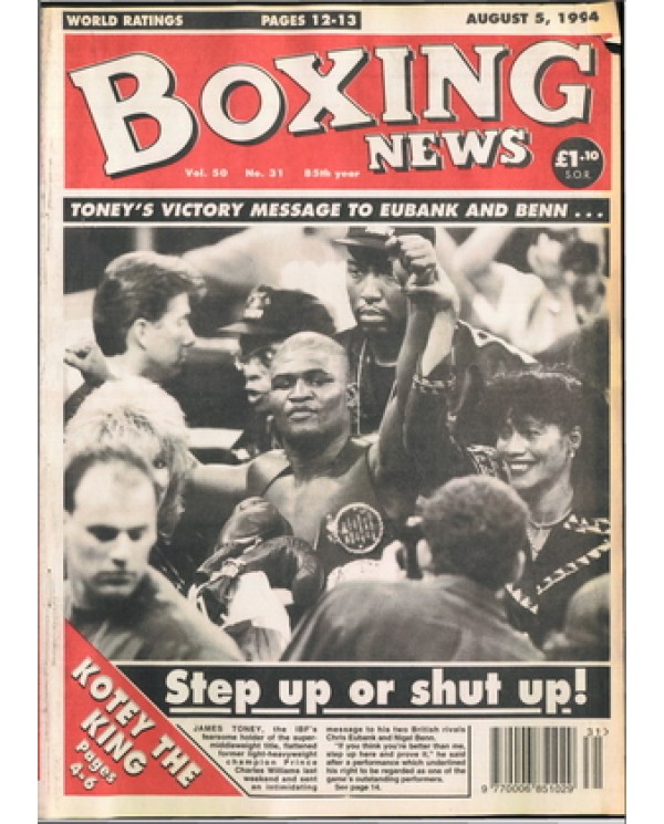 Boxing News magazine 5.8.1994 Download pdf