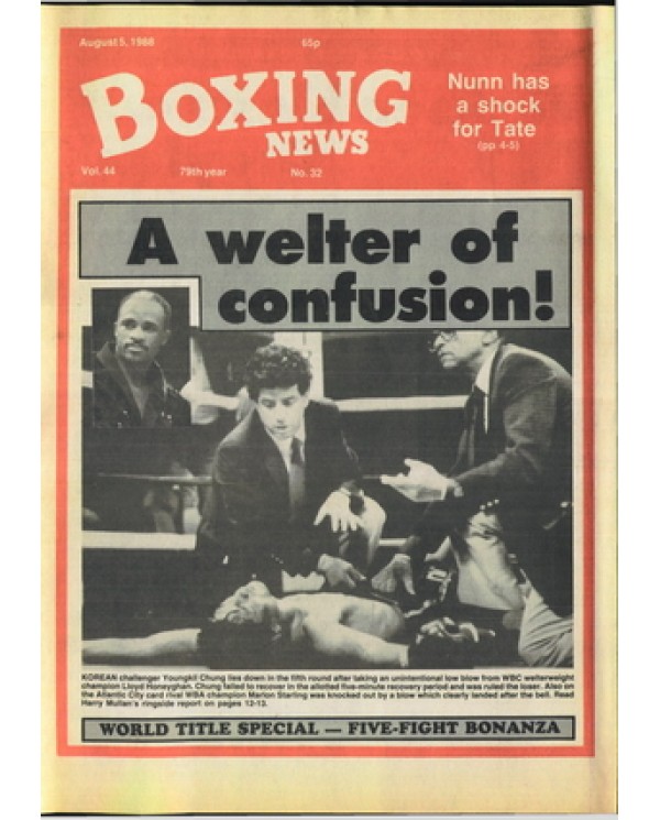 Boxing News magazine 5.8.1988 Download pdf