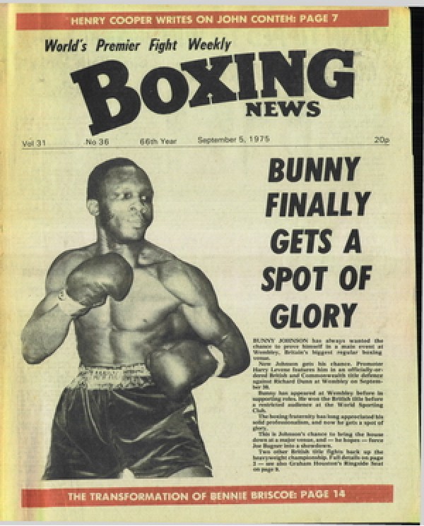 Boxing News magazine 5.9.1975 Download pdf