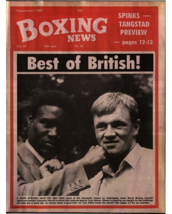 Boxing News magazine 5.9.1986Download pdf