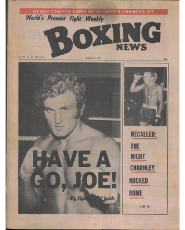 Boxing News magazine 6.10.1972  Download pdf