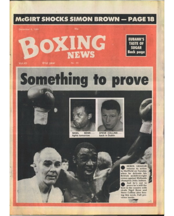 Boxing News magazine 6.12.1991 Download pdf