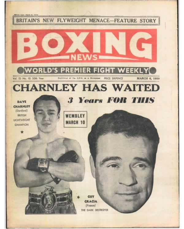 Boxing News magazine 6.3.1959 Download pdf