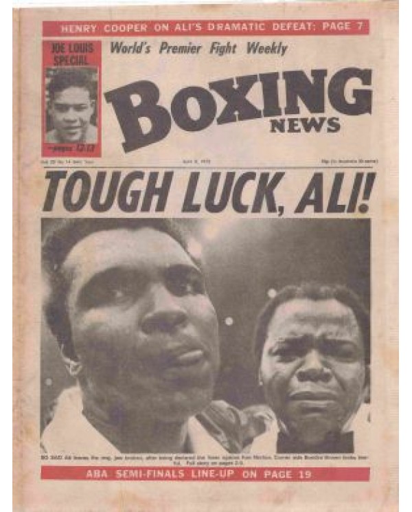Boxing News magazine Download PDF  6.4.1973