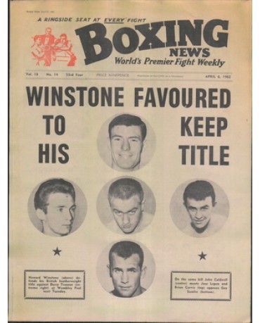 Boxing News magazine 6.4.1962  Download pdf