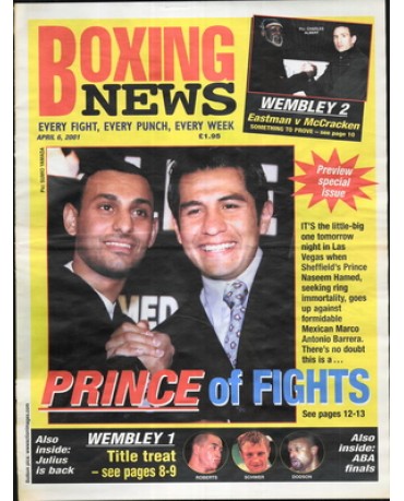 Boxing News magazine 6.4.2001 Download pdf