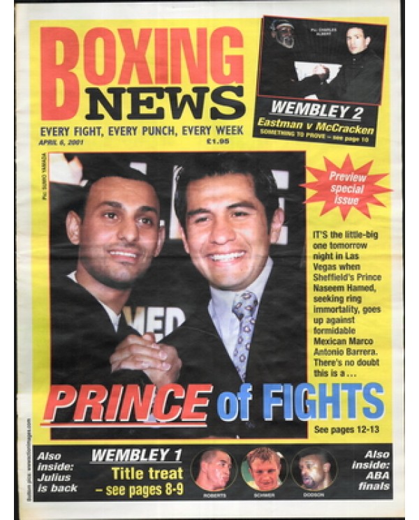 Boxing News magazine 6.4.2001 Download pdf