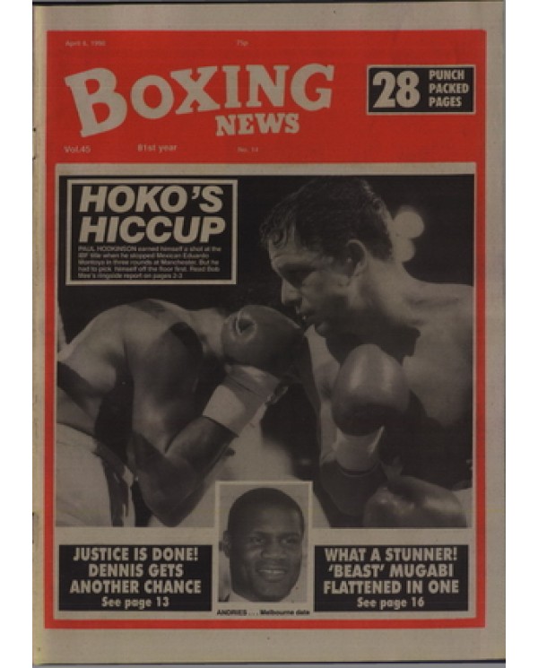 Boxing News magazine 5.1.1990 Download pdf