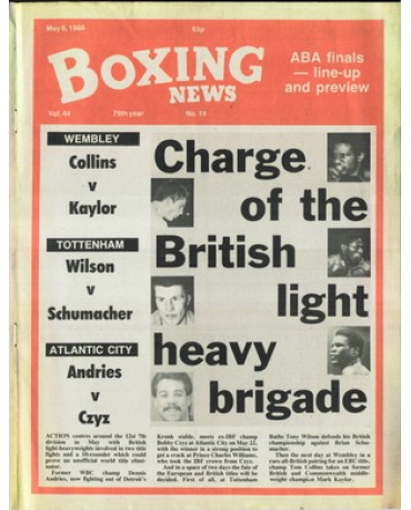 Boxing News magazine 6.5.1988 Download pdf