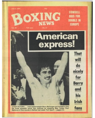 Boxing News magazine 6.7.1984 Download pdf
