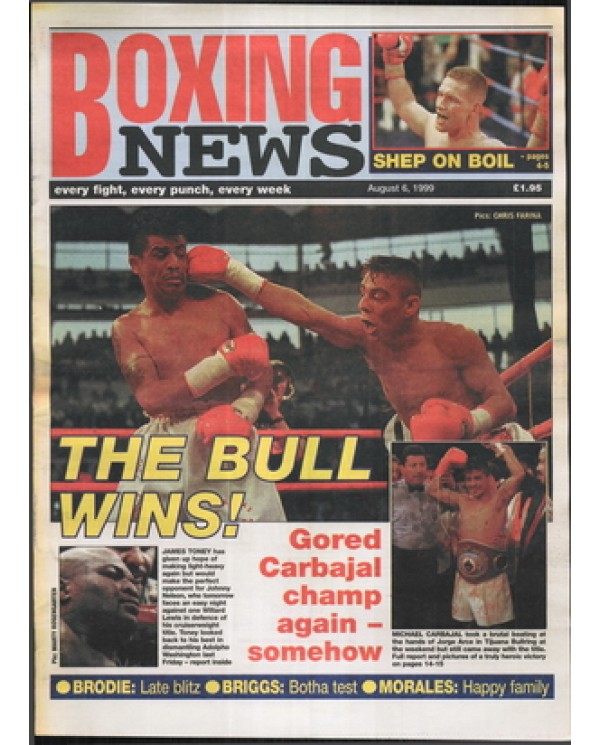 Boxing News magazine 6.8.1999 Download pdf