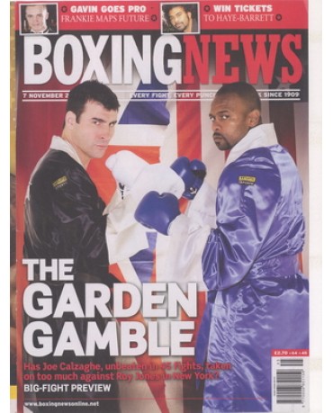 Boxing News magazine  7.11.2008  Download pdf