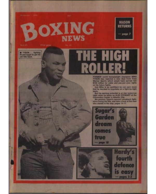 Boxing News magazine 7.12.1990 Download pdf