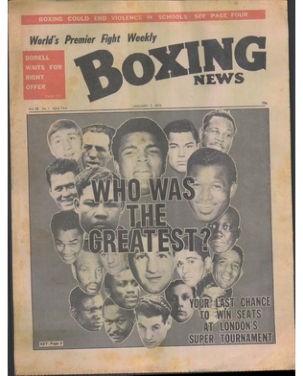 Boxing News magazine 7.1.1972  Download pdf