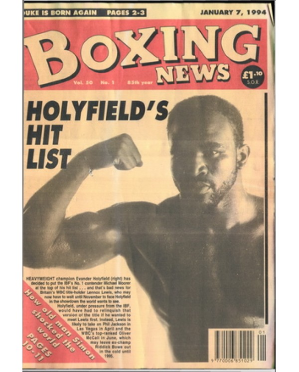 Boxing News magazine 7.1.1994Download pdf