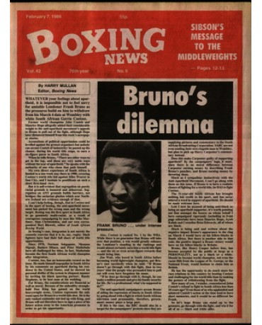 Boxing News magazine 7.2.1986 Download pdf