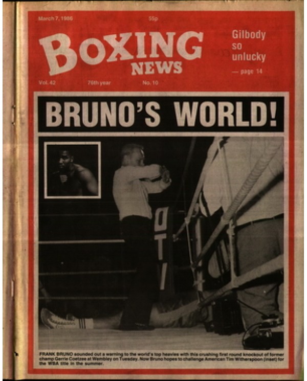 Boxing News magazine 7.3.1986 Download pdf