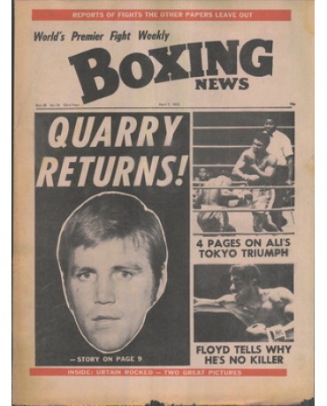 Boxing News magazine 7.4.1972  Download pdf