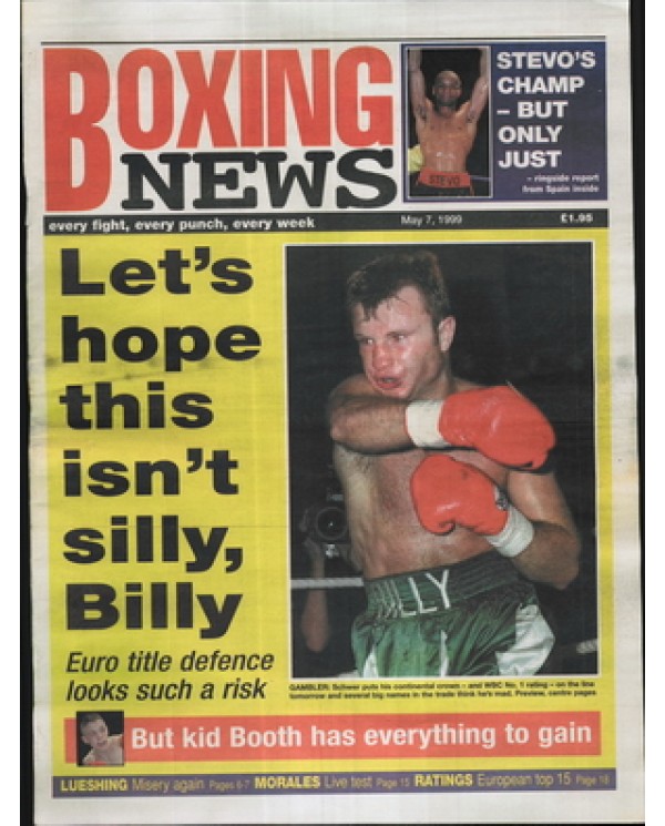 Boxing News magazine 7.5.1999 Download pdf