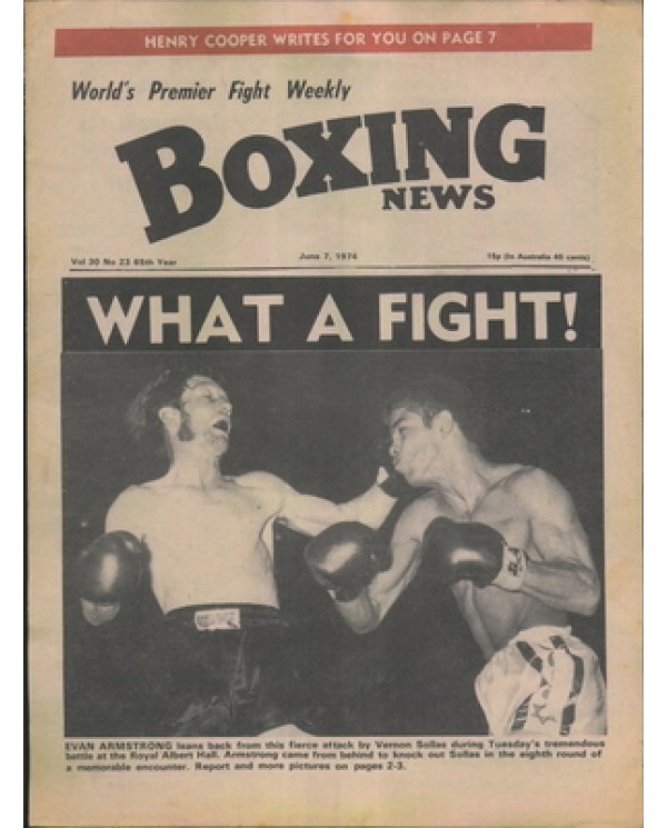 Boxing News magazine 7.6.1974  Download pdf