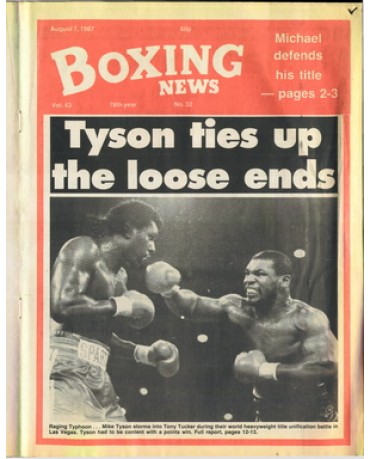 Boxing News magazine 7.8.1987 Download pdf