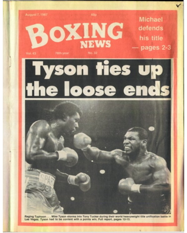 Boxing News magazine 7.8.1987 Download pdf