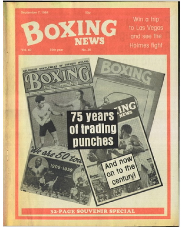 Boxing News magazine 7.9.1984 Download pdf