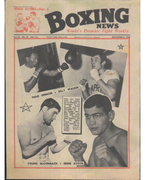 Boxing News magazine 8.11.1968  Download pdf