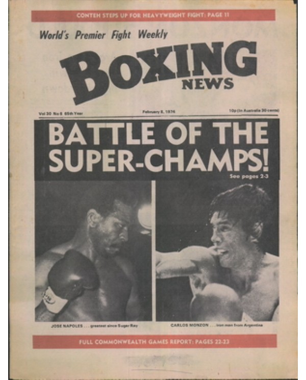 Boxing News magazine 8.2.1974  Download pdf