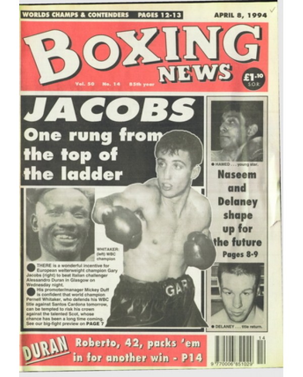 Boxing News magazine 8.4.1994 Download pdf