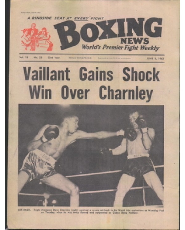 Boxing News magazine 8.6.1962  Download pdf