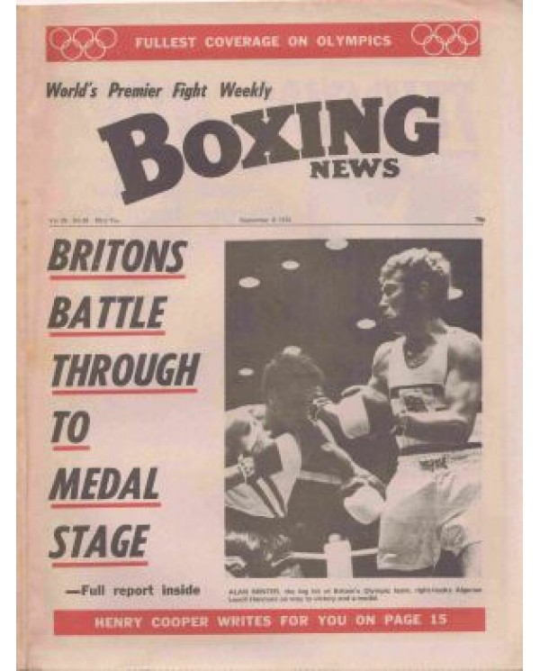 Boxing News magazine Download PDF 8.9.1972