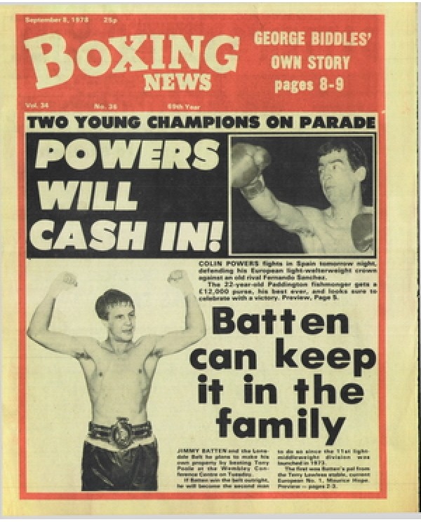 Boxing News magazine 8.9.1978 Download pdf