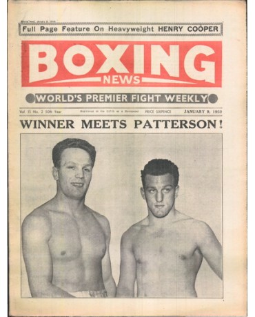 Boxing News magazine 9.1.1959 Download pdf