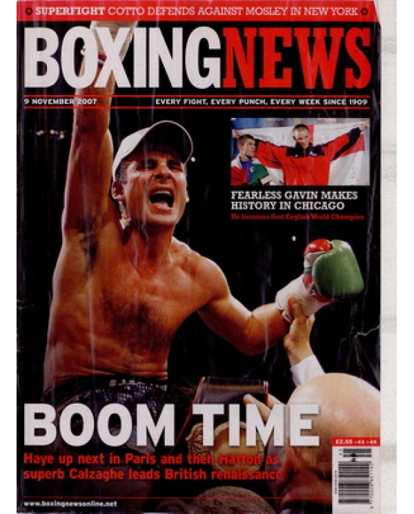 Boxing News magazine 9.11.2007 Download pdf