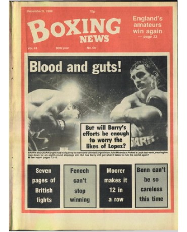 Boxing News magazine 9.12.1988 Download pdf