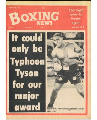 Boxing News magazine 9.1.1987 Download pdf
