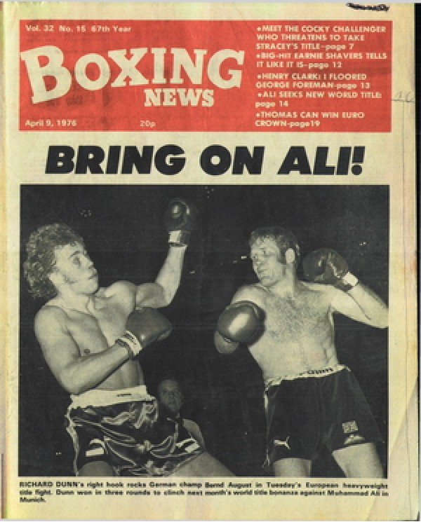 Boxing News magazine 9.4.1976 Memorabilia