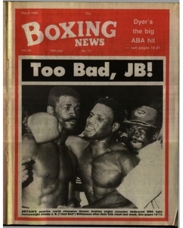Boxing News magazine 9.5.1986 Download pdf