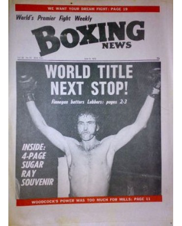 Boxing News magazine Download PDF 9.6.1972