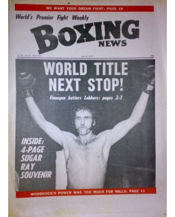 Boxing News magazine Download PDF 9.6.1972