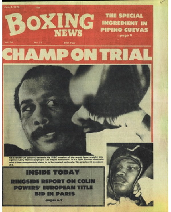 Boxing News magazine 9.6.1978 Download pdf