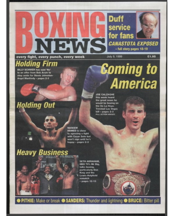 Boxing News magazine 9.7.1999 Download pdf