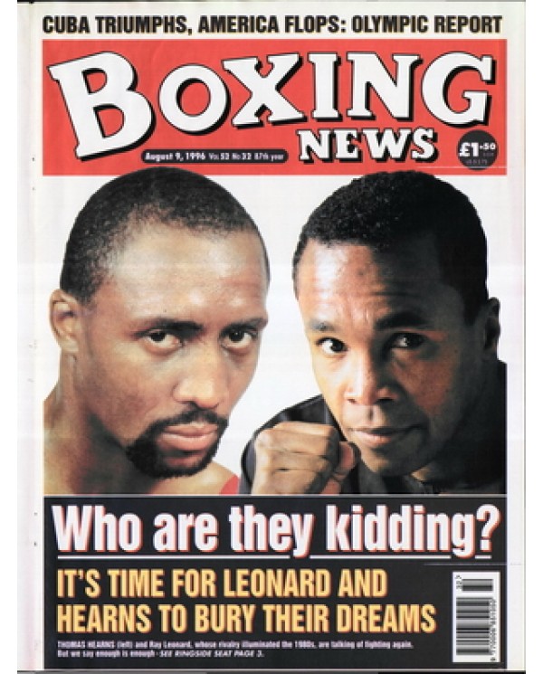 Boxing News magazine 9.8.1996 Download pdf